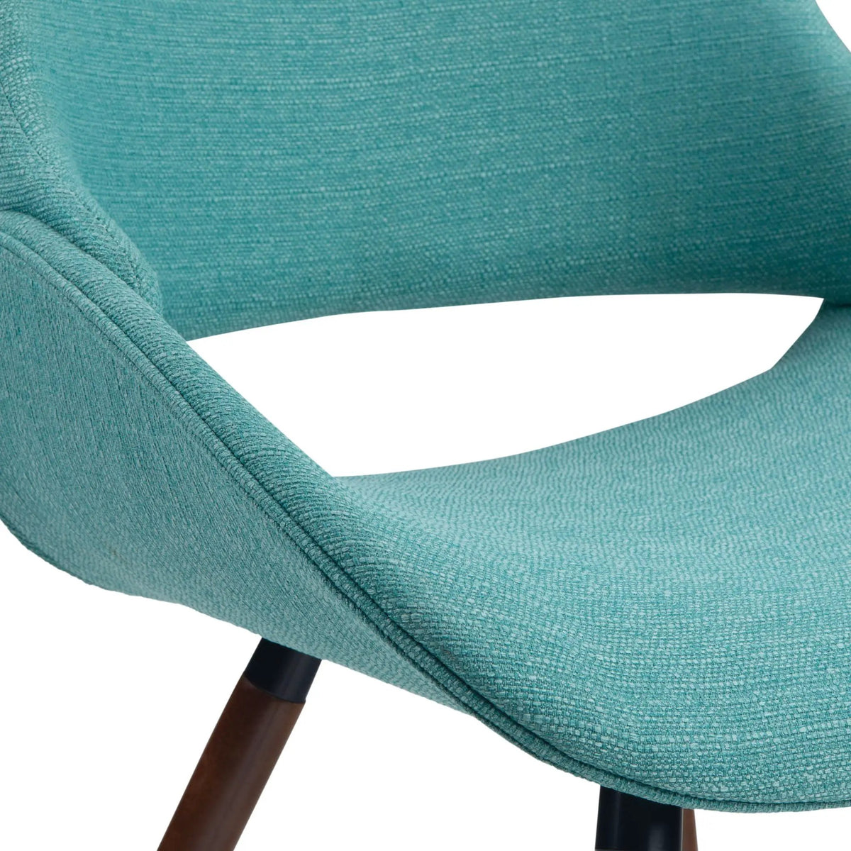 Malden Upholstered Bentwood Dining Chair | Mid Century Modern | Solid And Engineered Wood | High Density Foam