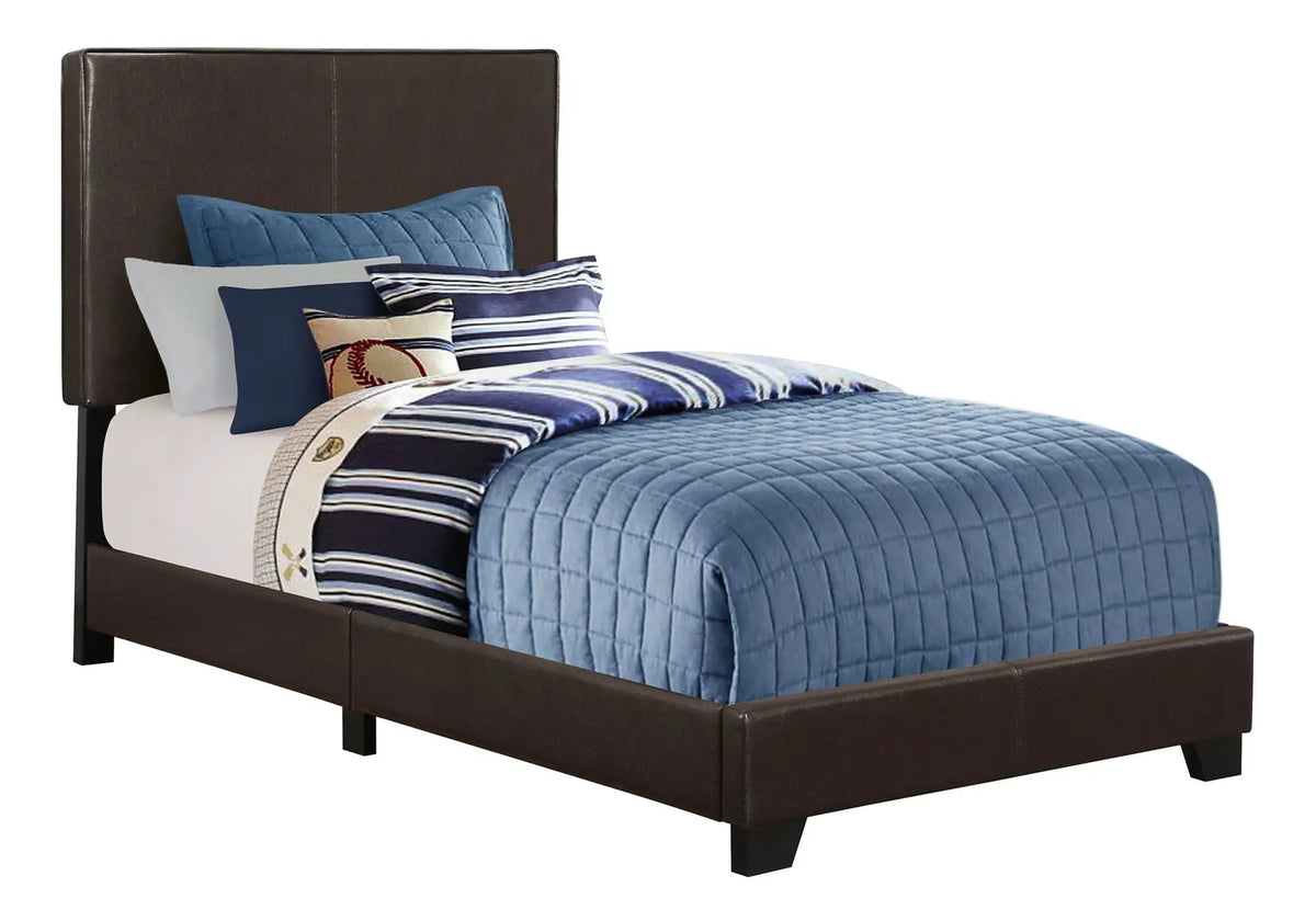Upholstered Storage Bed | Transitional Style | Low Profile Platform Frame | 45.75 Inch Height