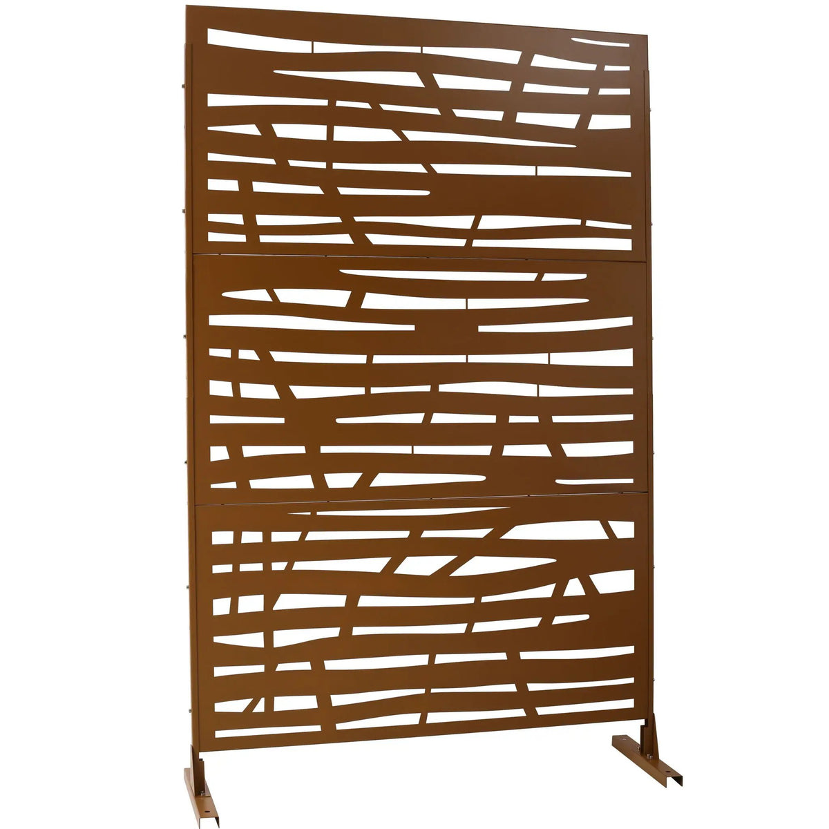 Metal Privacy Screen | Heavy Duty Room Divider | Indoor Outdoor Use