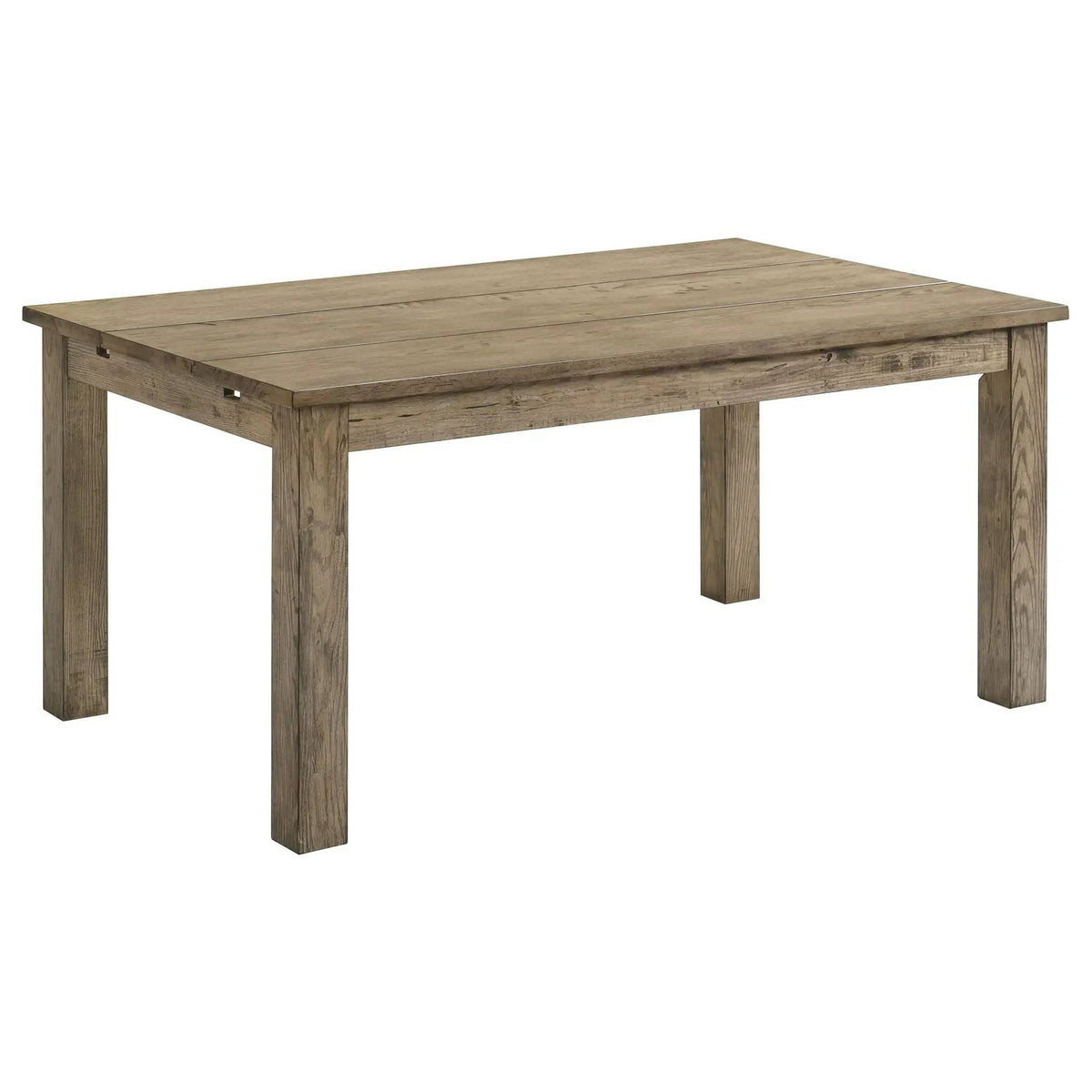 Cardova 87-inch Solid Wood Extension Dining Table Vineyard | 63 x 39.25 x 30 in | Solid Wood & Rubberwood | Oak