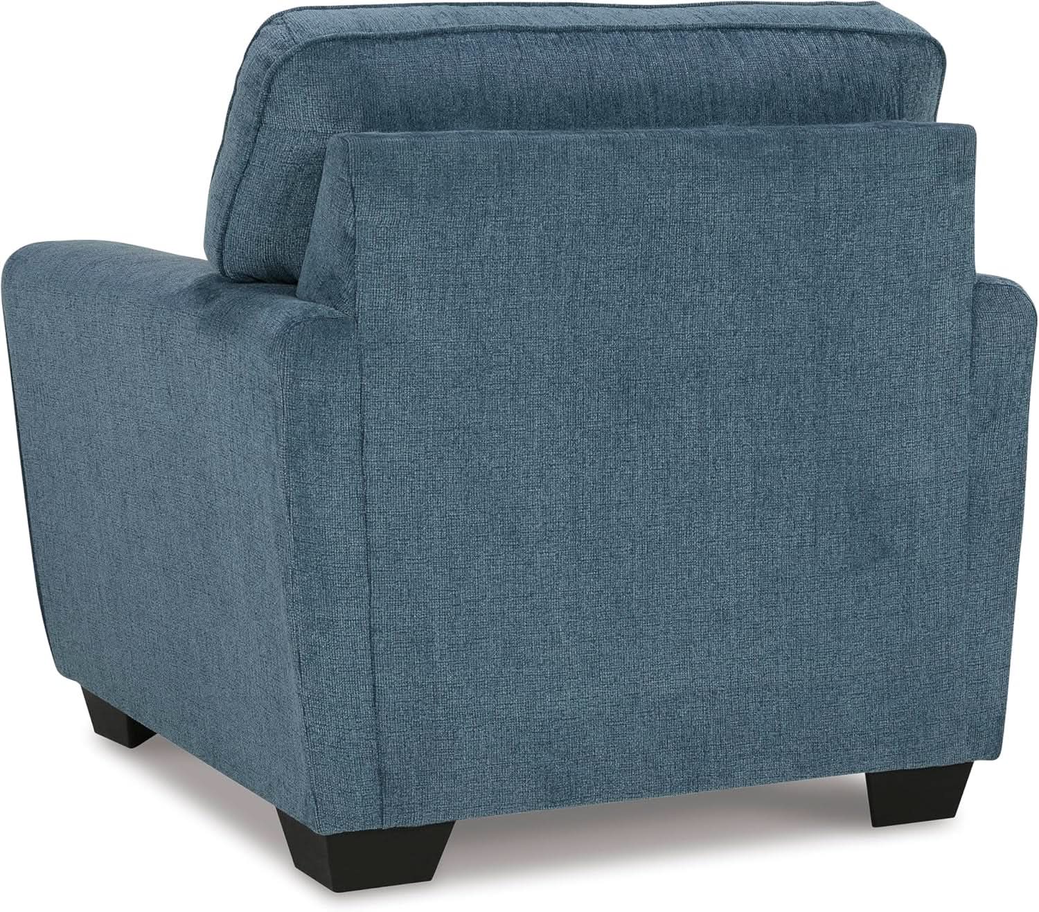 Modern Upholstered Accent Chair In Blue For Living Room from PriceLows™