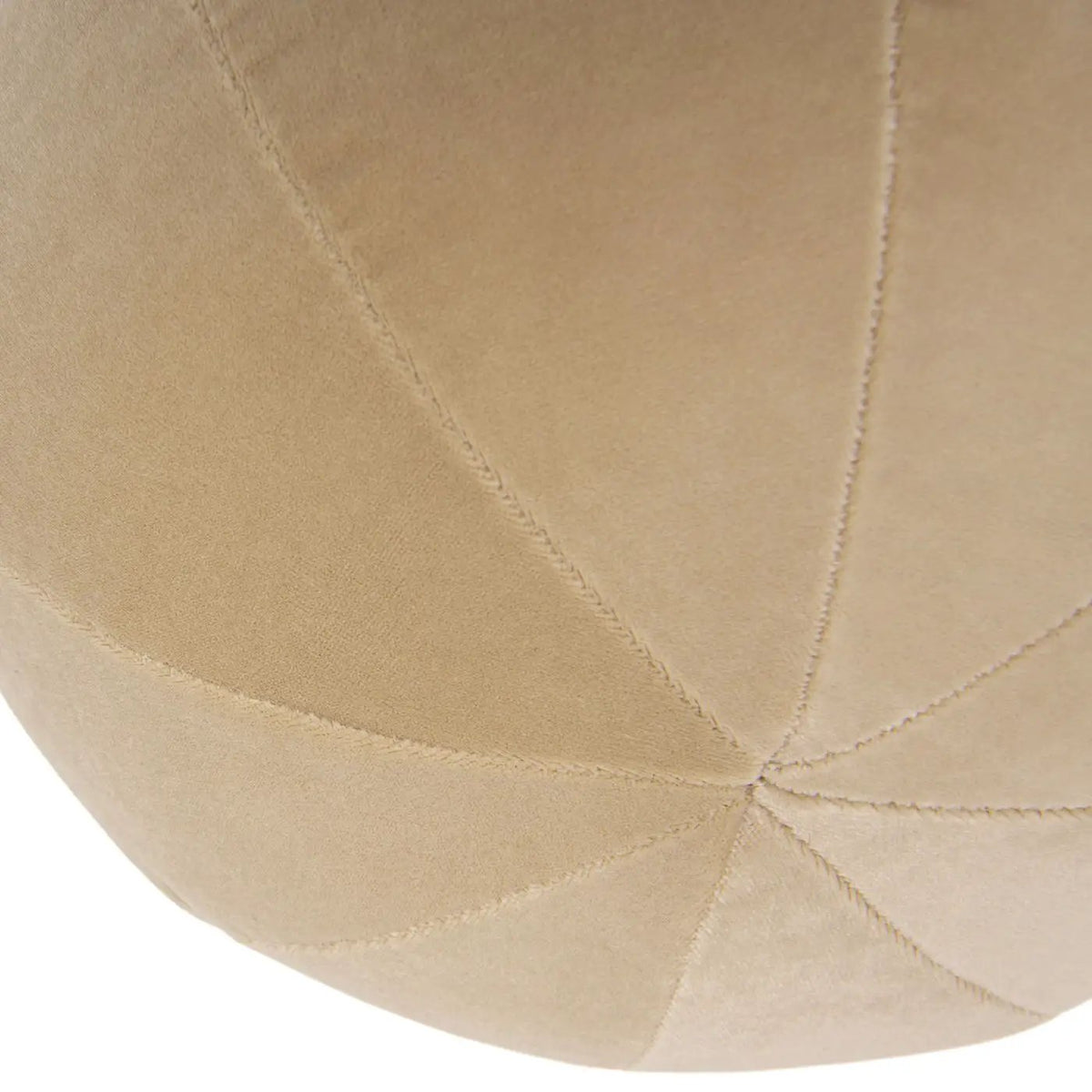 Luna Round Ball Throw Pillow | Faux Sheepskin Cover | 12 Inch Diameter | Durable Foam Insert