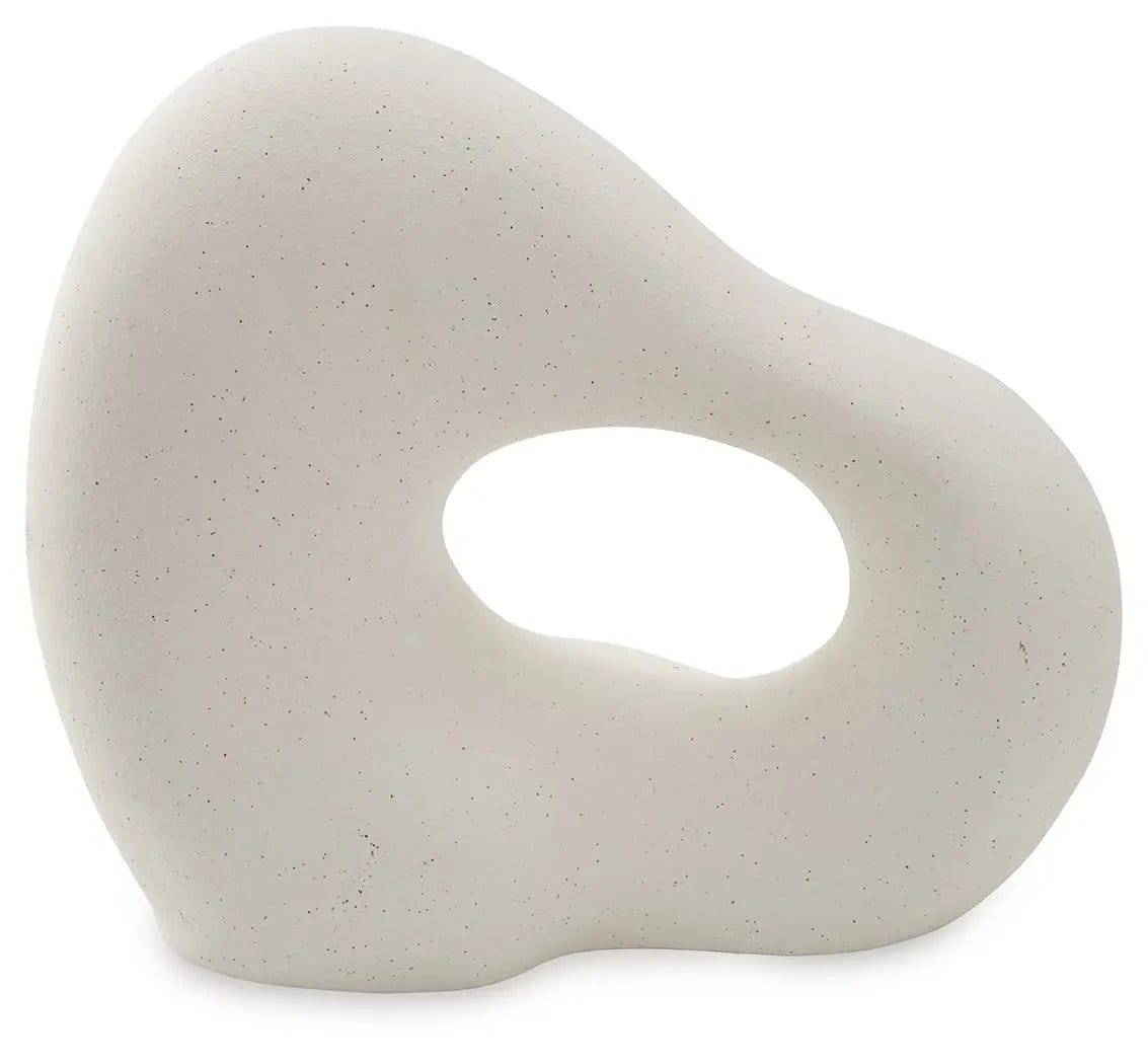 Arthrow Sculpture 11" | 13 x 6 x 11.25 in | Ceramic | Off White
