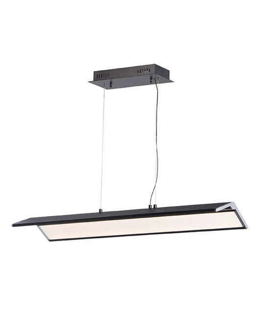 LED Island Light | 36 Inch Length | Adjustable Arm | Black And Chrome