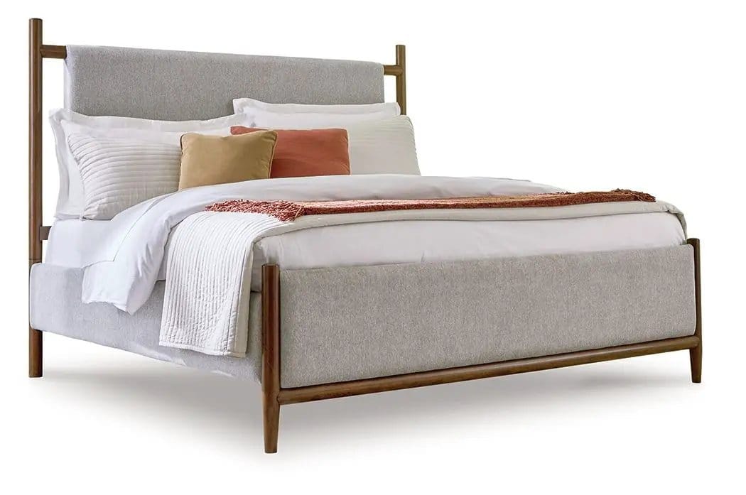 Lyncott Upholstered Bed | 3 Pieces | Bedroom Furniture | Bedroom