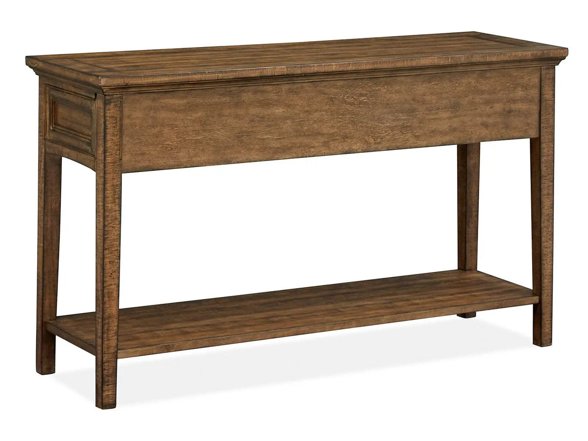 Bay Creek Rectangular End Table | Classic Styling | 26 Inch Width | Stunning Hardware