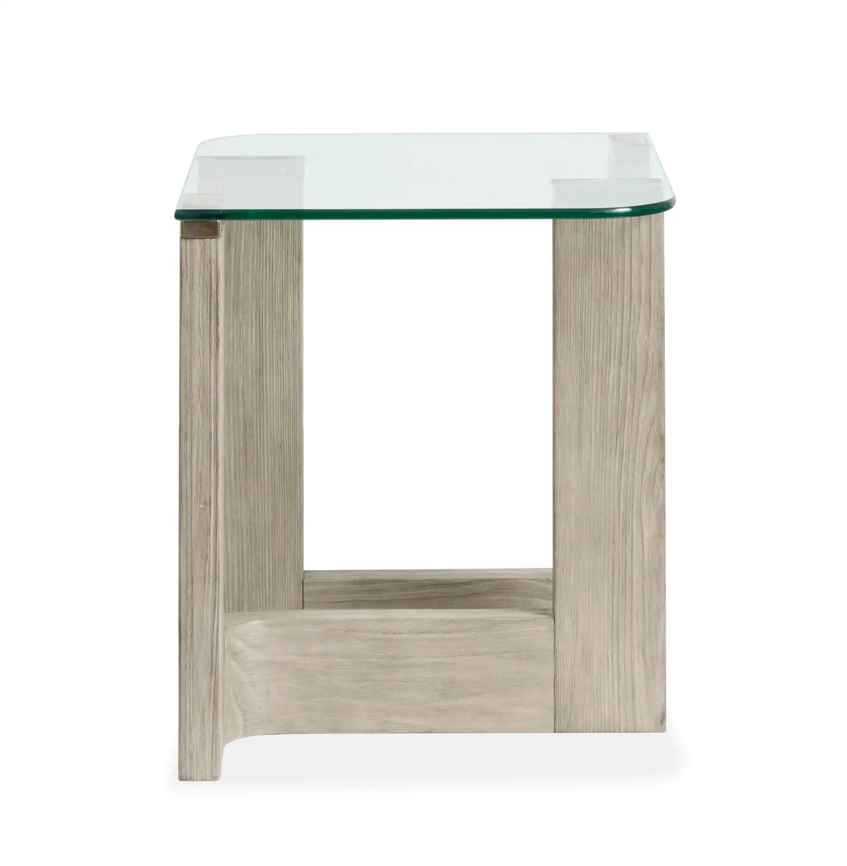 Bartlett Rectangular End Table | Smokey Pine Finish | Modern Contemporary Style | 26 Inch Width