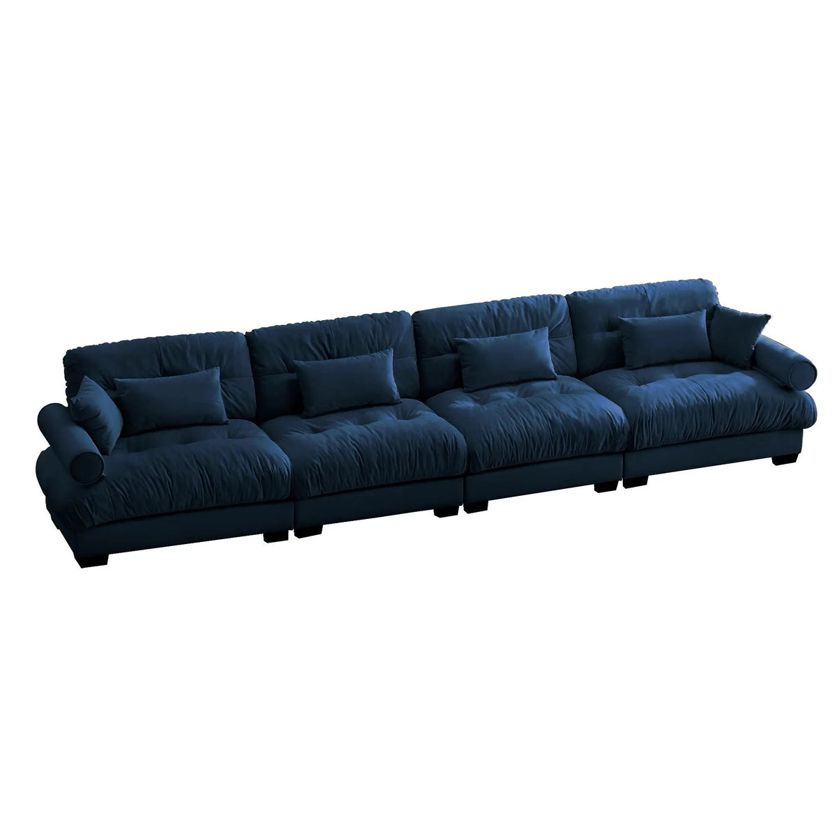 Sectional Sofa | Deep Seat Convertible | Modular Vintage | Oversized
