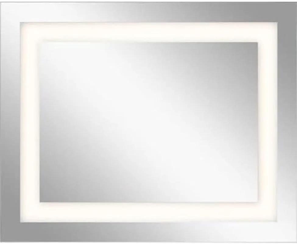 LED Backlit Mirror Chrome 30x24 Inch Vanity Mirror from PriceLows™