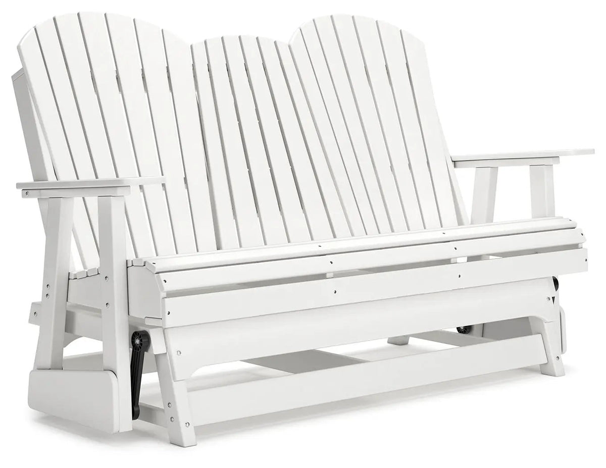 Hyland Wave Glider Loveseat | Adirondack-Inspired Design | 67 Inch Width | Outdoor Seating
