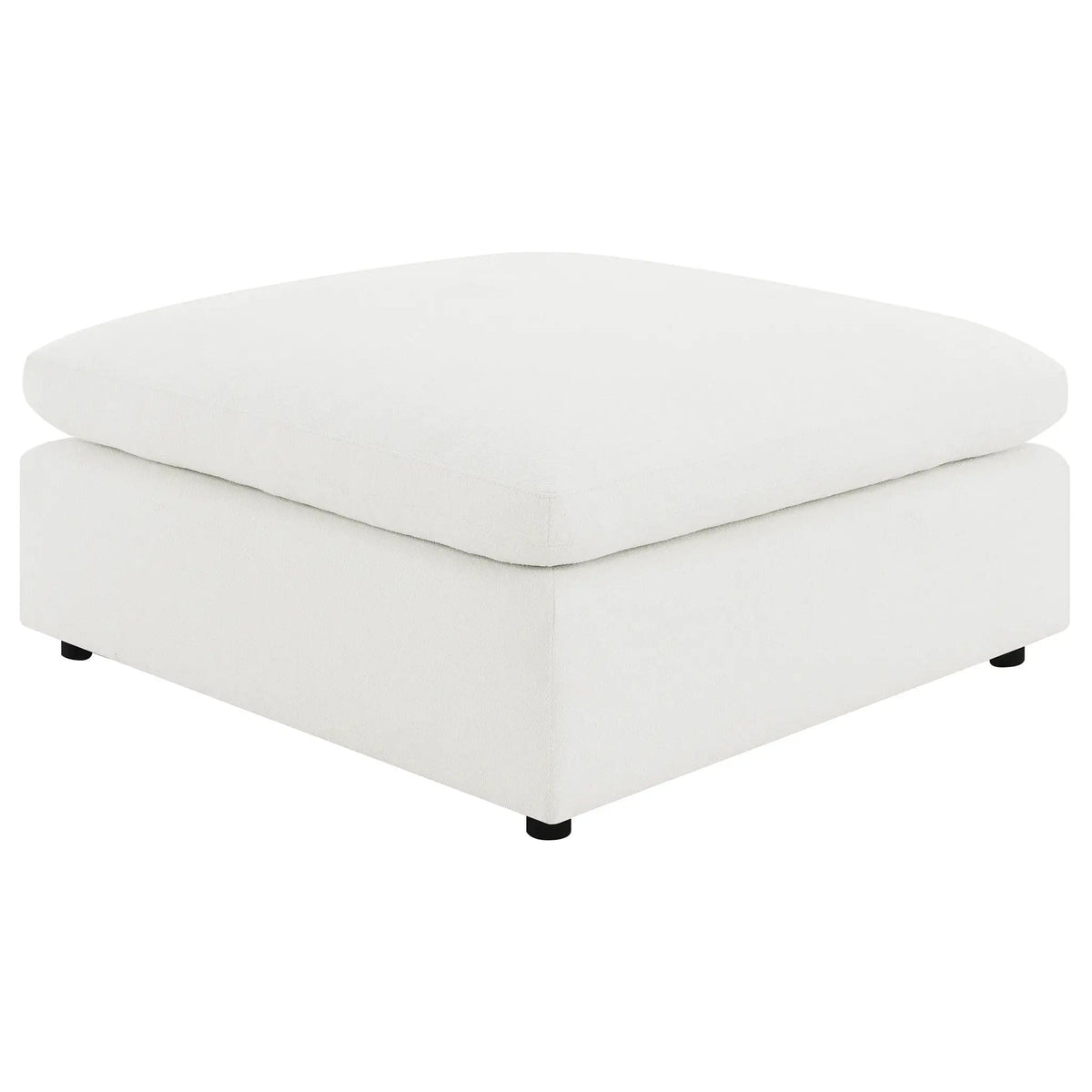 Raleigh 6-piece Boucle Upholstered Modular Sectional (Style 2) | 6-Piece Set | Boucle & Fabric | Ivory