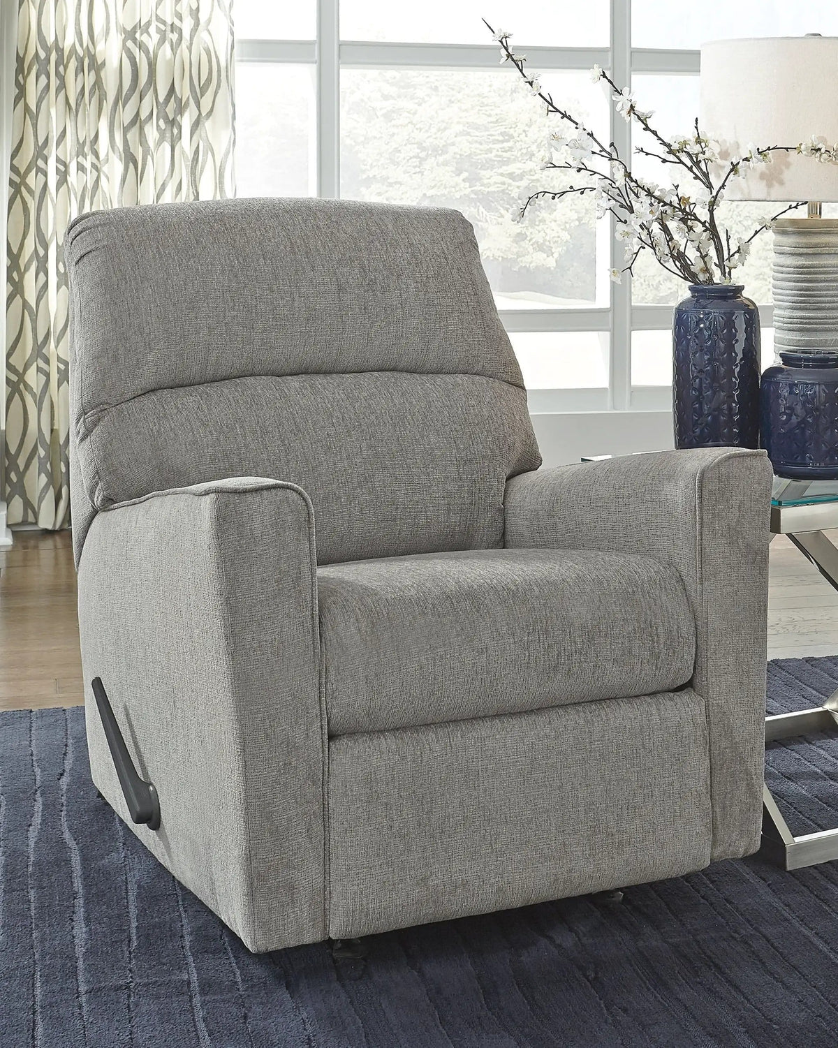 Altari Rocker Recliner Rocker Chair | 2 Pieces | Chenille & Fabric | Living Room