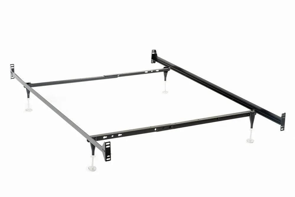 Esme Twin or Full Bed Frame Black (Headboard & Footboard) | 38.5 x 76.25 x 9.25 in | Bedroom Furniture | Bedroom