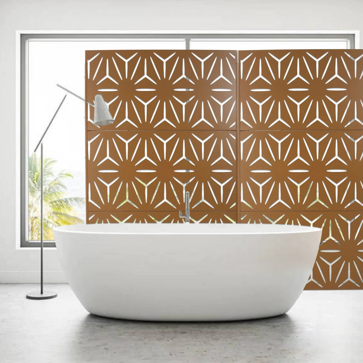 Metal Privacy Screen | Rust Resistant | Freestanding Panels