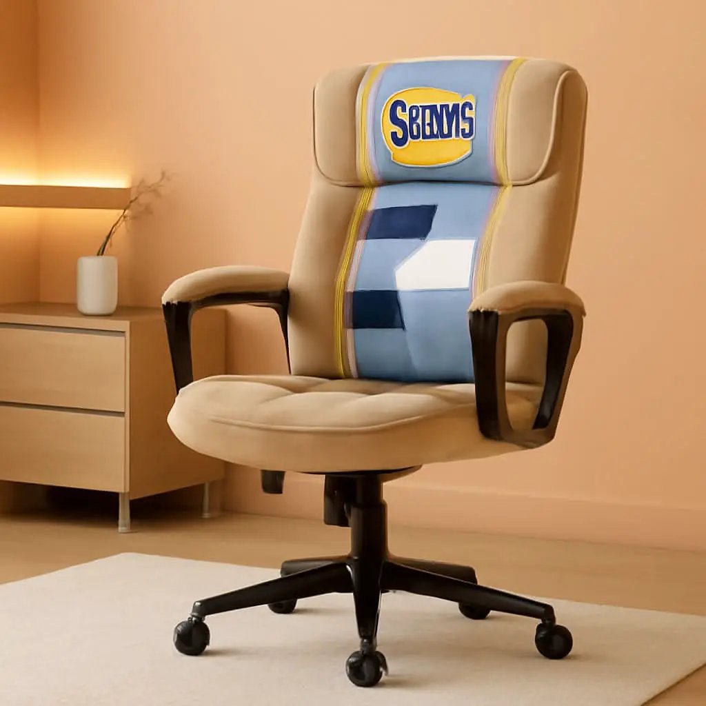 Hannah Executive Ergonomic Office Chair With Lumbar Support Beige Microfiber from PriceLows™