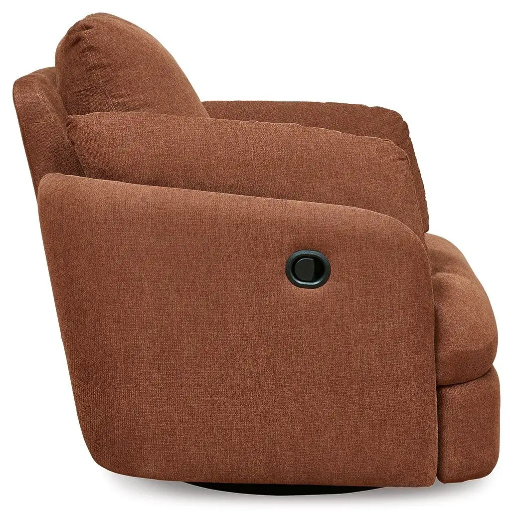 Modmax Swivel Glider Recliner | Cool Contemporary Look | Low-Maintenance Lounging | 41.38 Inch Length