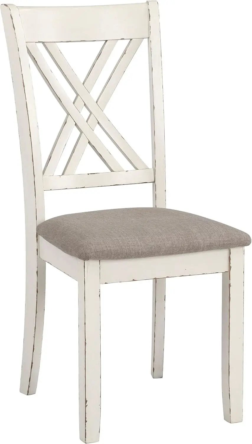Seven Piece Rectangular Dining Table Set Two Tone Finish from PriceLows™