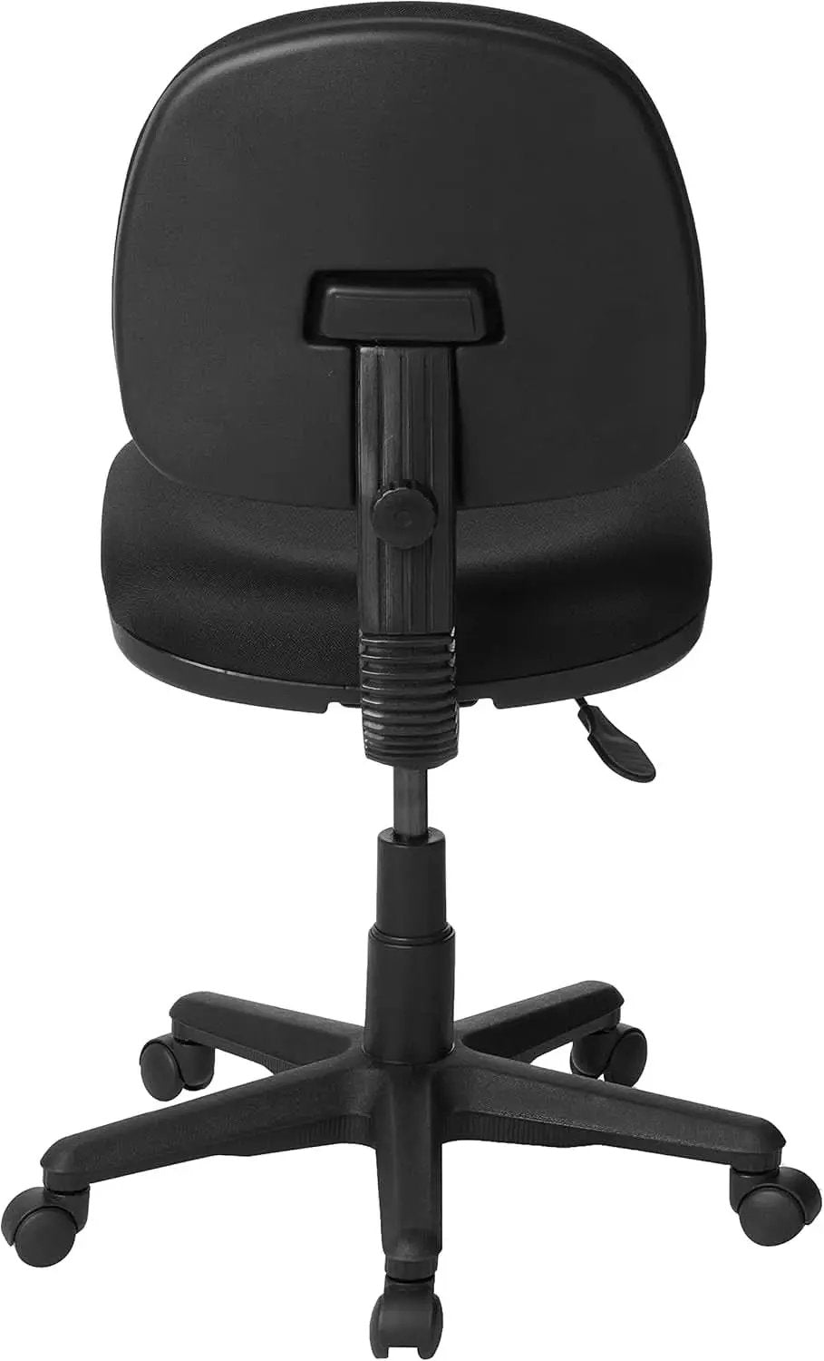 Black Pneumatic Office Task Chair With Lumbar Support from PriceLows™