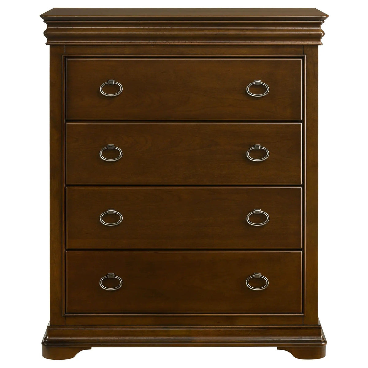 Garland 4-drawer Bedroom Chest of Drawers Brown | 40 x 18.75 x 49.75 in | Cedar | Cherry