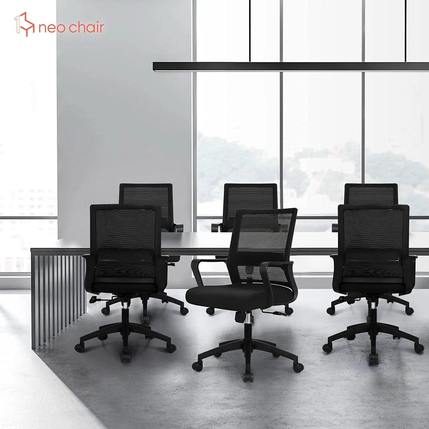 Ergonomic Swivel Chair With Adjustable Lumbar Support from PriceLows™