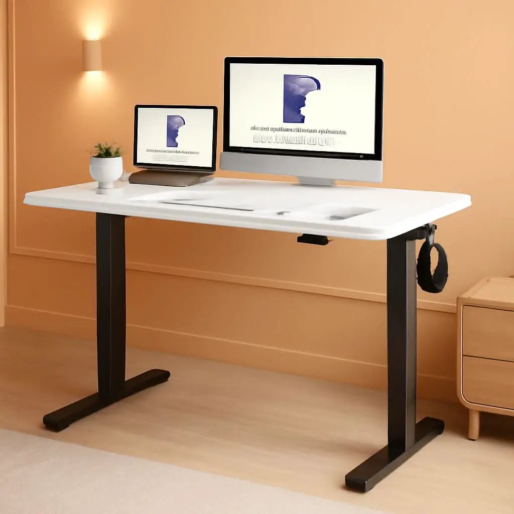 Electric Height Adjustable Standing Desk 48X24 Inches from PriceLows™