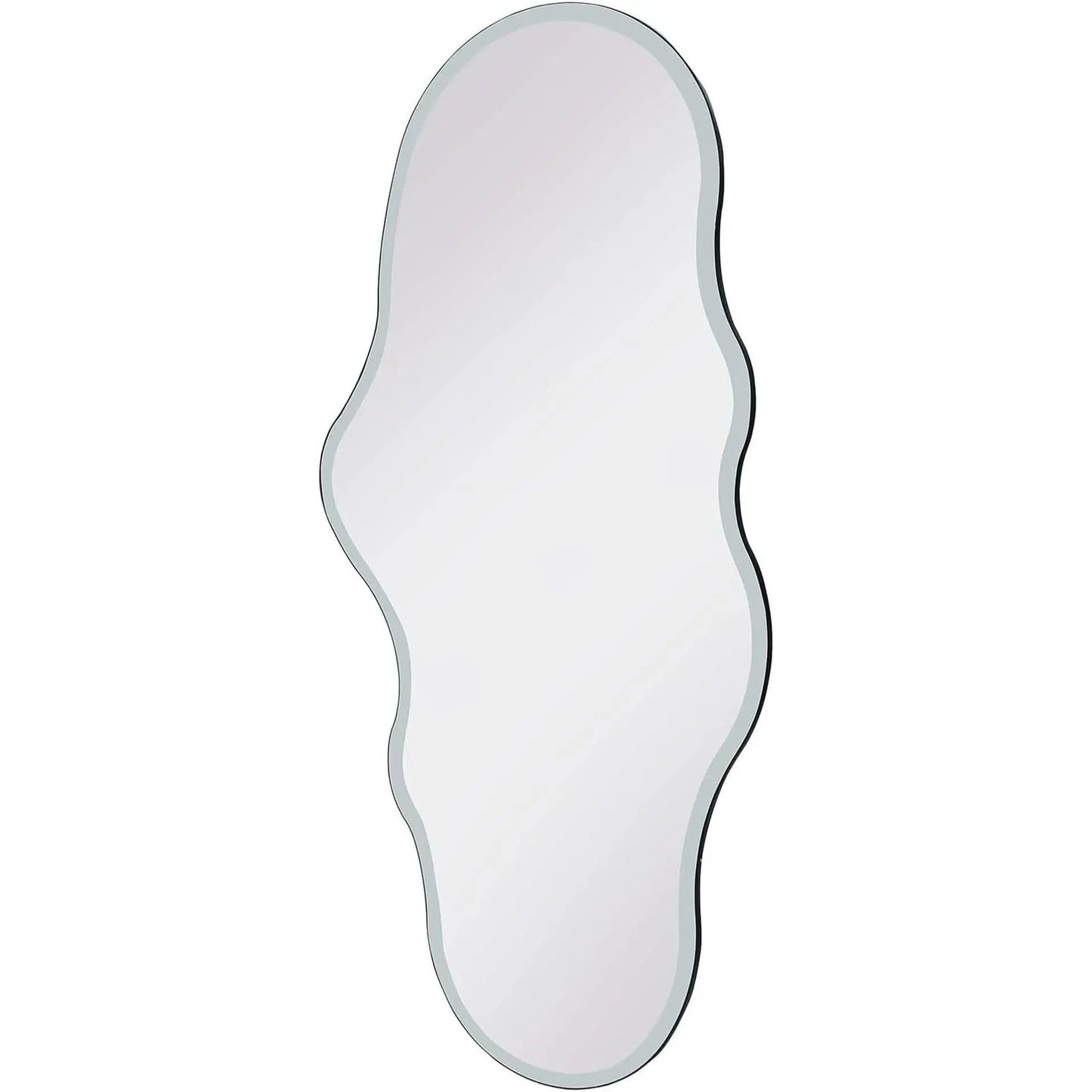 Full Length Wall Mounted Mirror 47x23 Frameless White from PriceLows™