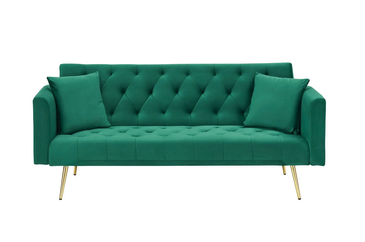 Convertible Folding Sofa Bed | Double Size | Small Space Design | Living Room Futon
