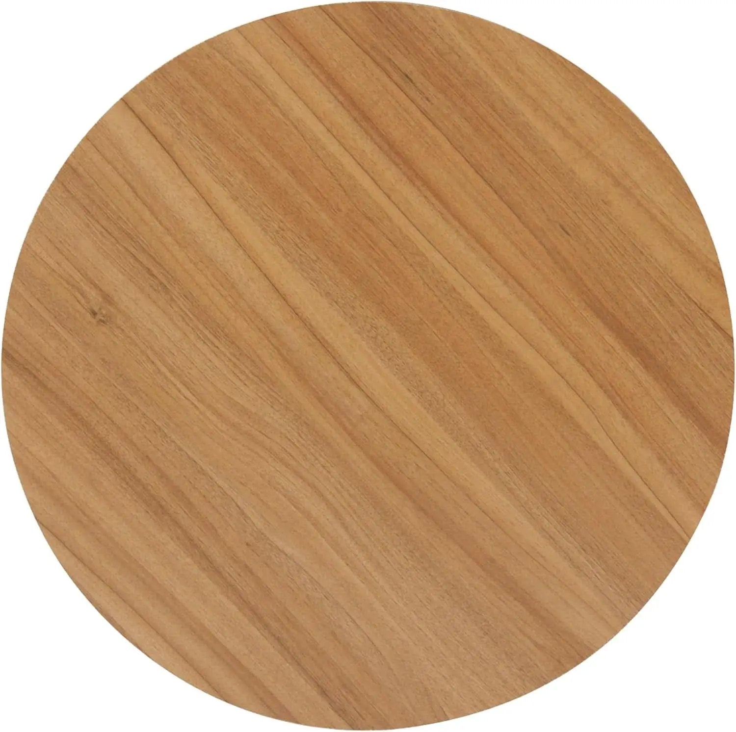 Polyester Upholstered Brown Wood Top Storage Ottoman from PriceLows™