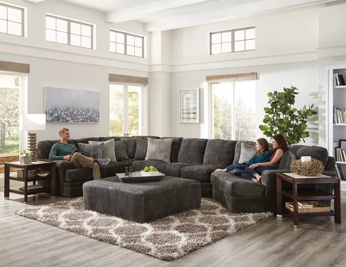 Mammoth Modular Sectional Cocktail Ottoman 40" | 2 Pieces | Fabric | Living Room
