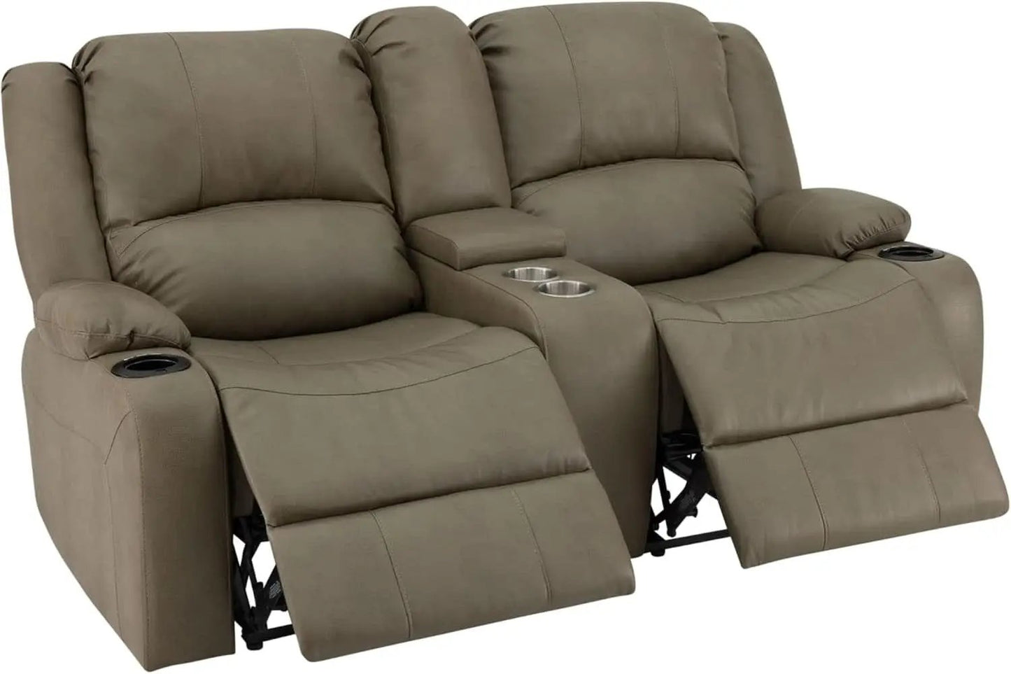 67 Inch Putty Powered RV Wall Hugger Recliner Sofa from PriceLows™