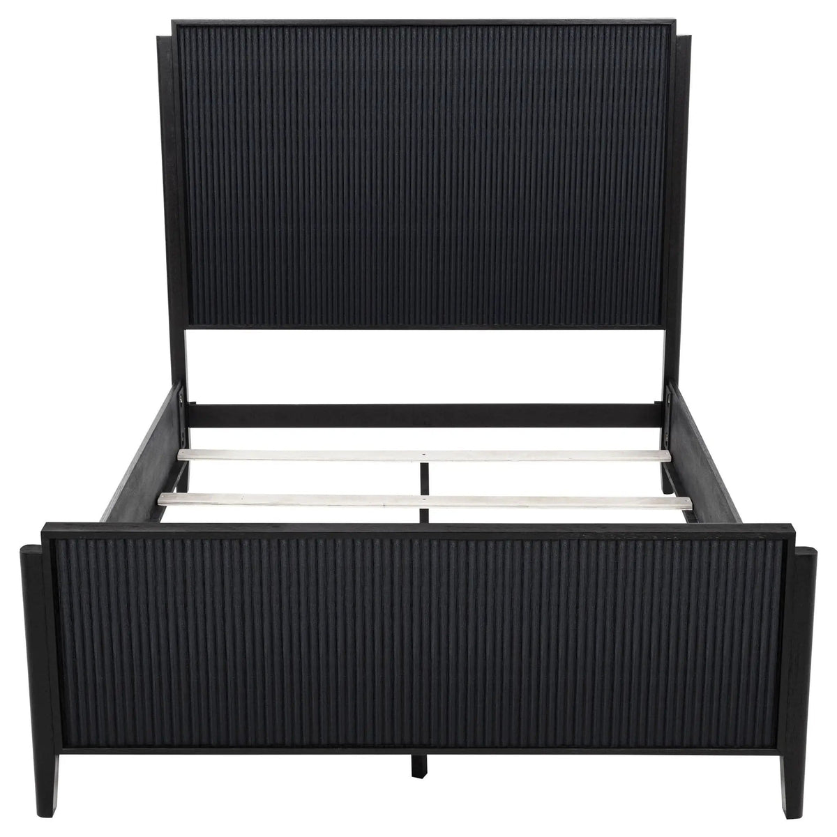 Brookmead Wood Queen Panel Bed | 63.75 x 85 x 60 in | Wood | Black