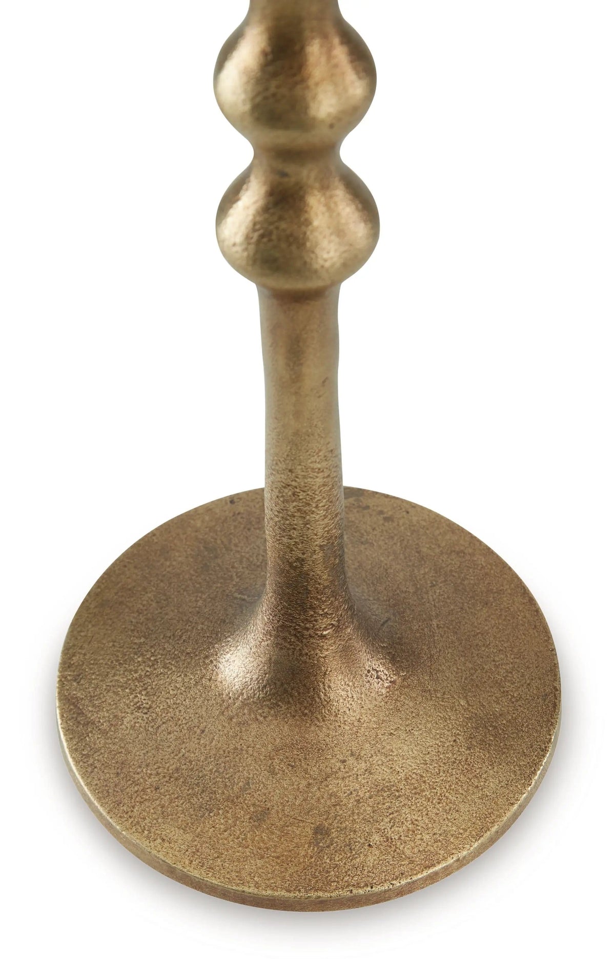 Larwick Candle Holder Set (Set of 2) | 6 x 6 x 26.88 in | Metal & Aluminum | Antique Brass Finish