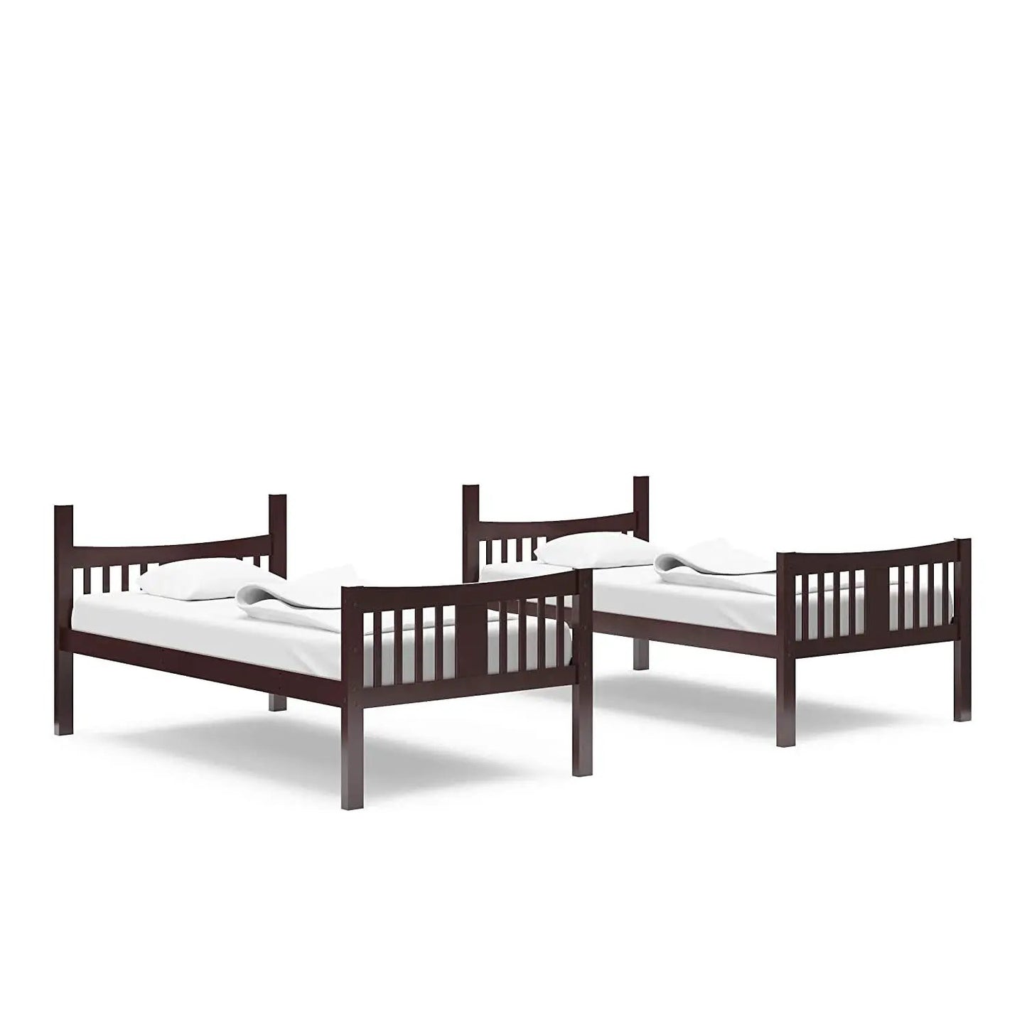 Espresso Twin Over Twin Bunk Bed GREENGUARD Gold Certified from PriceLows™