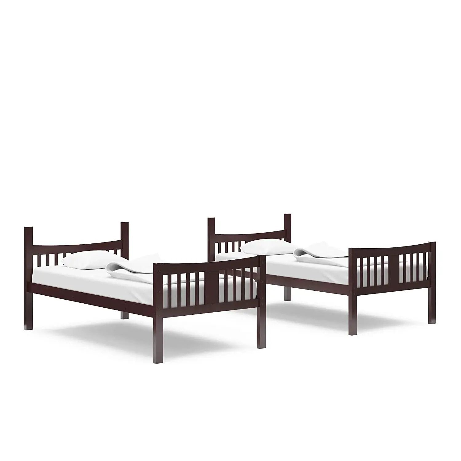 Espresso Twin Over Twin Bunk Bed GREENGUARD Gold Certified from PriceLows™