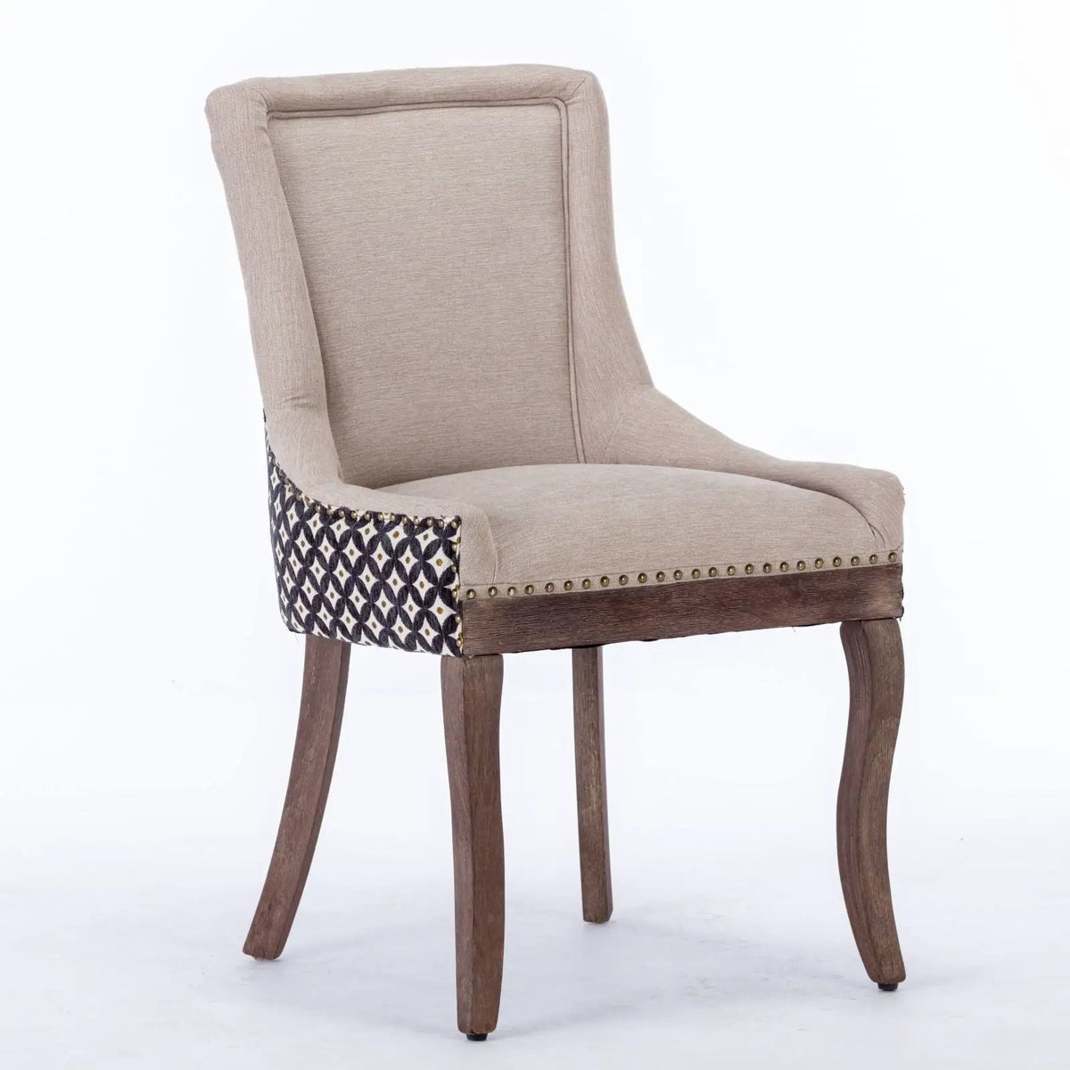 Ultra Side Dining Chairs | Set Of 2 | Luxurious Fabric | Mid-Century Modern Look
