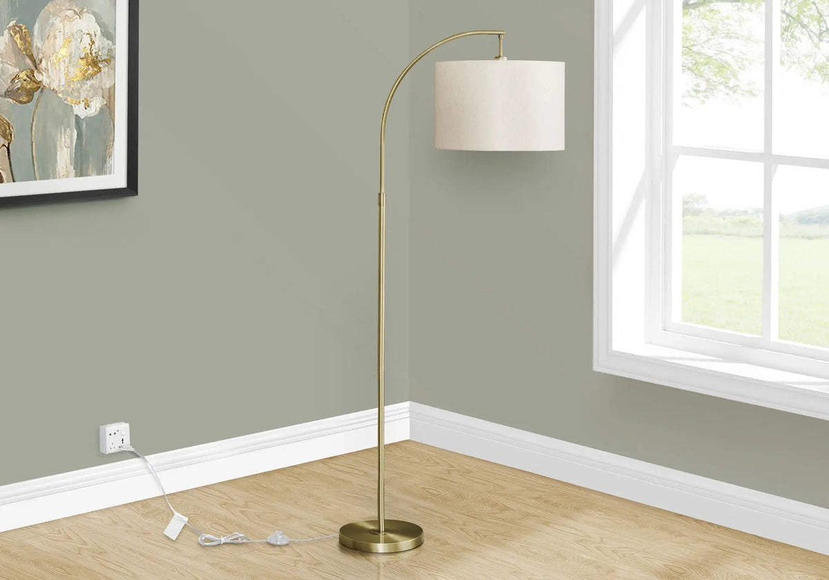 Arc Floor Lamp | 65 Inch Height | Contemporary Design | Up To 100W Bulb