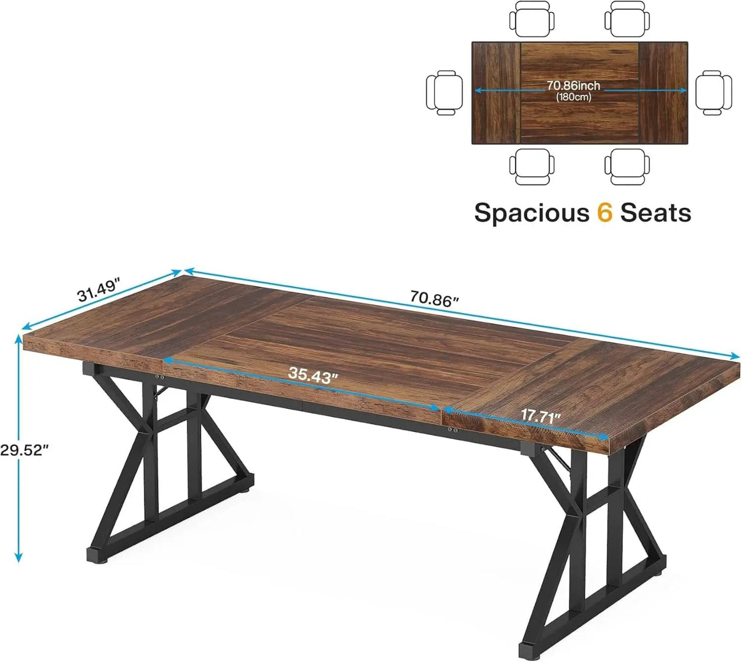 Seventy Inch Executive Desk For Office Workstation from PriceLows™