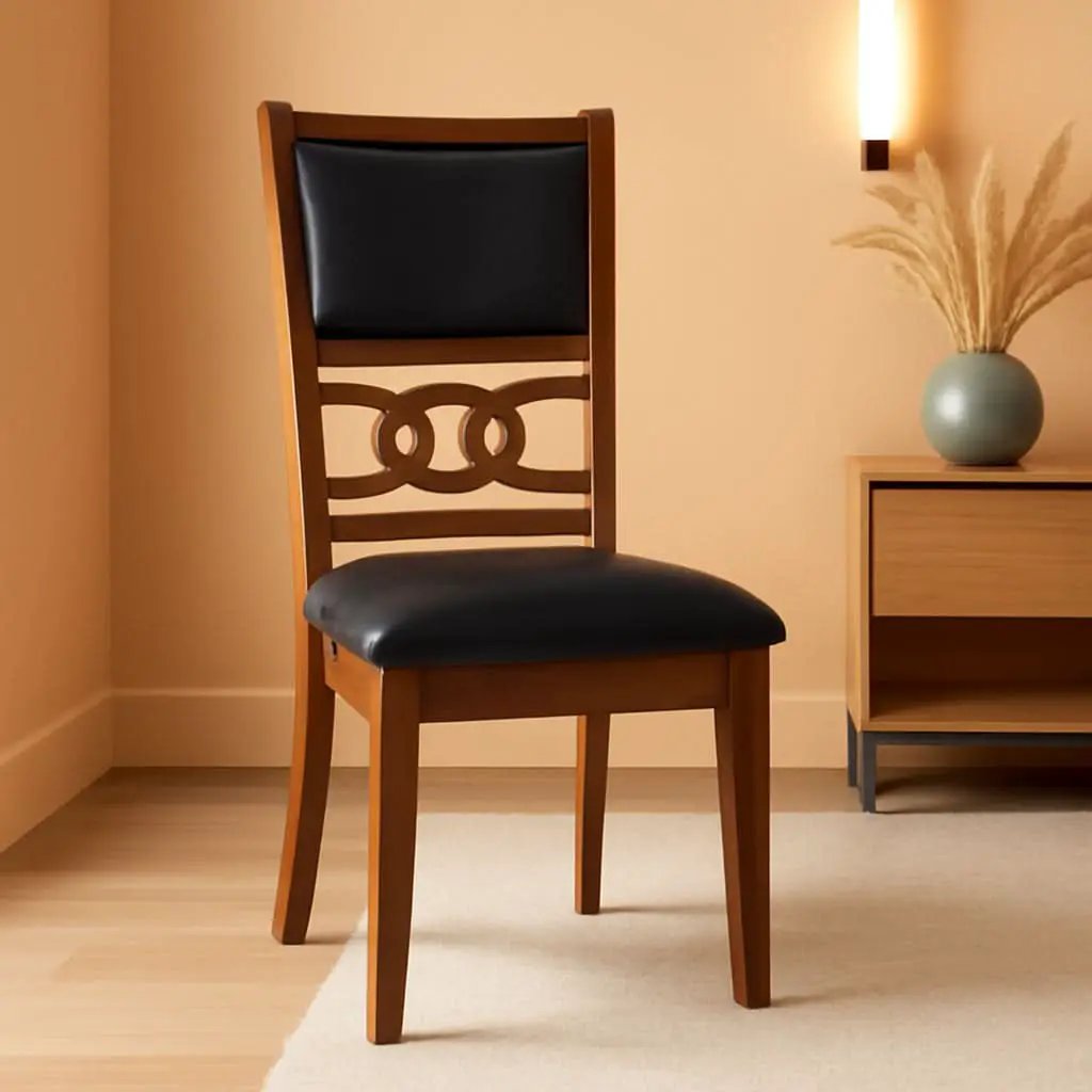 Gia Dining Chairs Set Of 2 Brown Dining Room Seating from PriceLows™