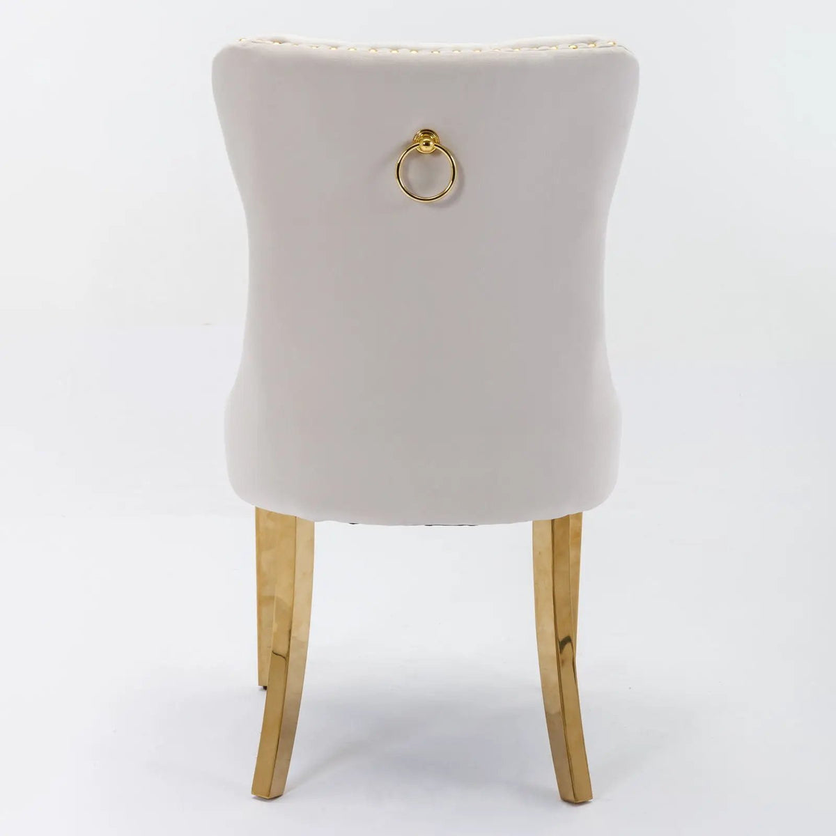 Dining Chair | Tufted Upholstery | Solid Wood Frame | Set Of 2