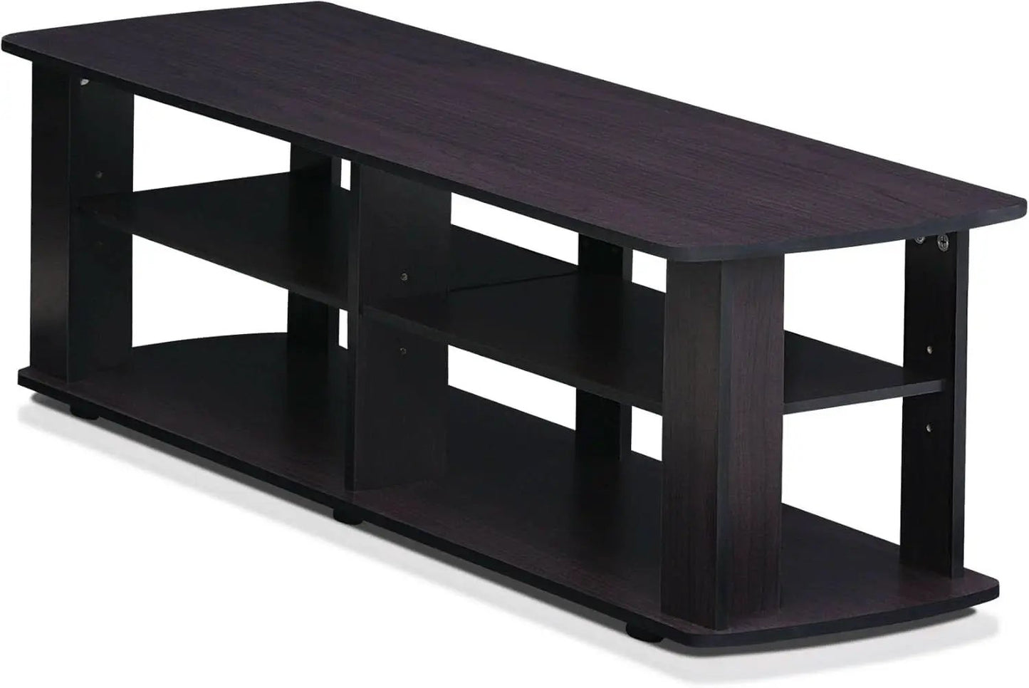 Nelly Dark Walnut Entertainment Center TV Stand 43.3W x 13.4H from PriceLows™