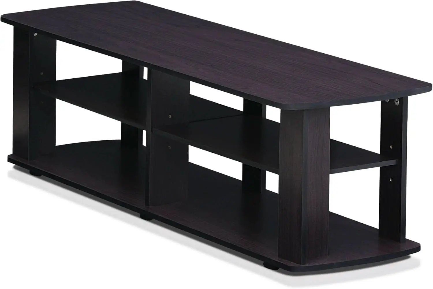 Nelly Dark Walnut Entertainment Center TV Stand 43.3W x 13.4H from PriceLows™