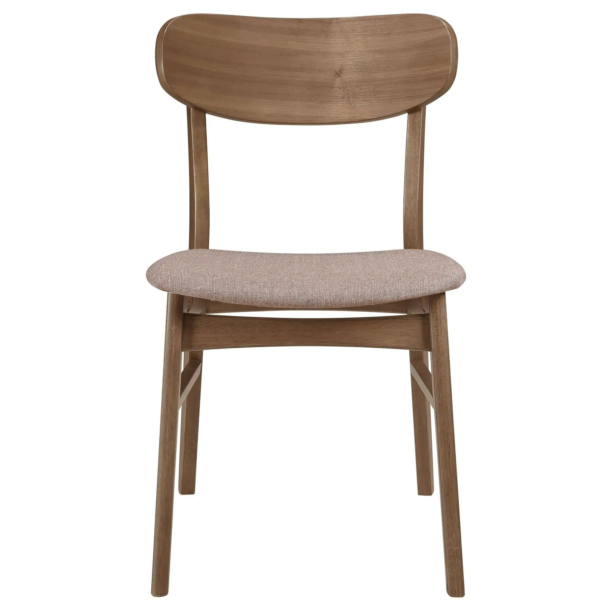Dortch Dining Side Chair Walnut and Brown (Set of 2) | 18.5 x 21.5 x 30.75 in | Walnut & Wood | Dining Room