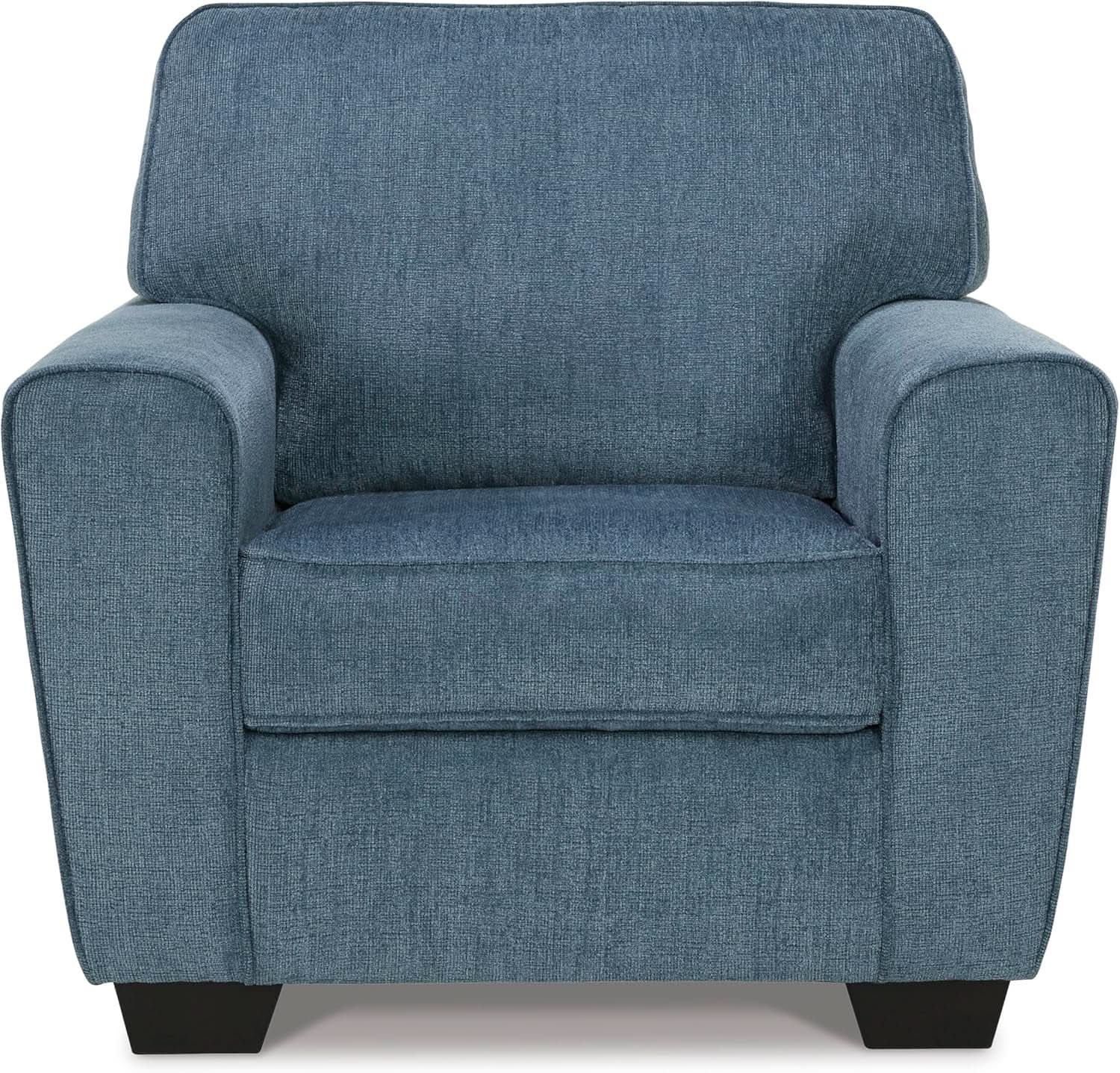 Modern Upholstered Accent Chair In Blue For Living Room from PriceLows™