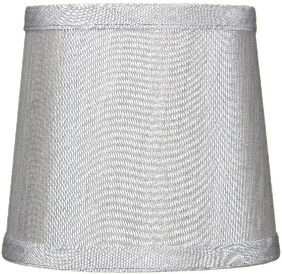 Drum Chandelier Lamp Shades | Gray | 6 By 5 Inch | Set Of 6