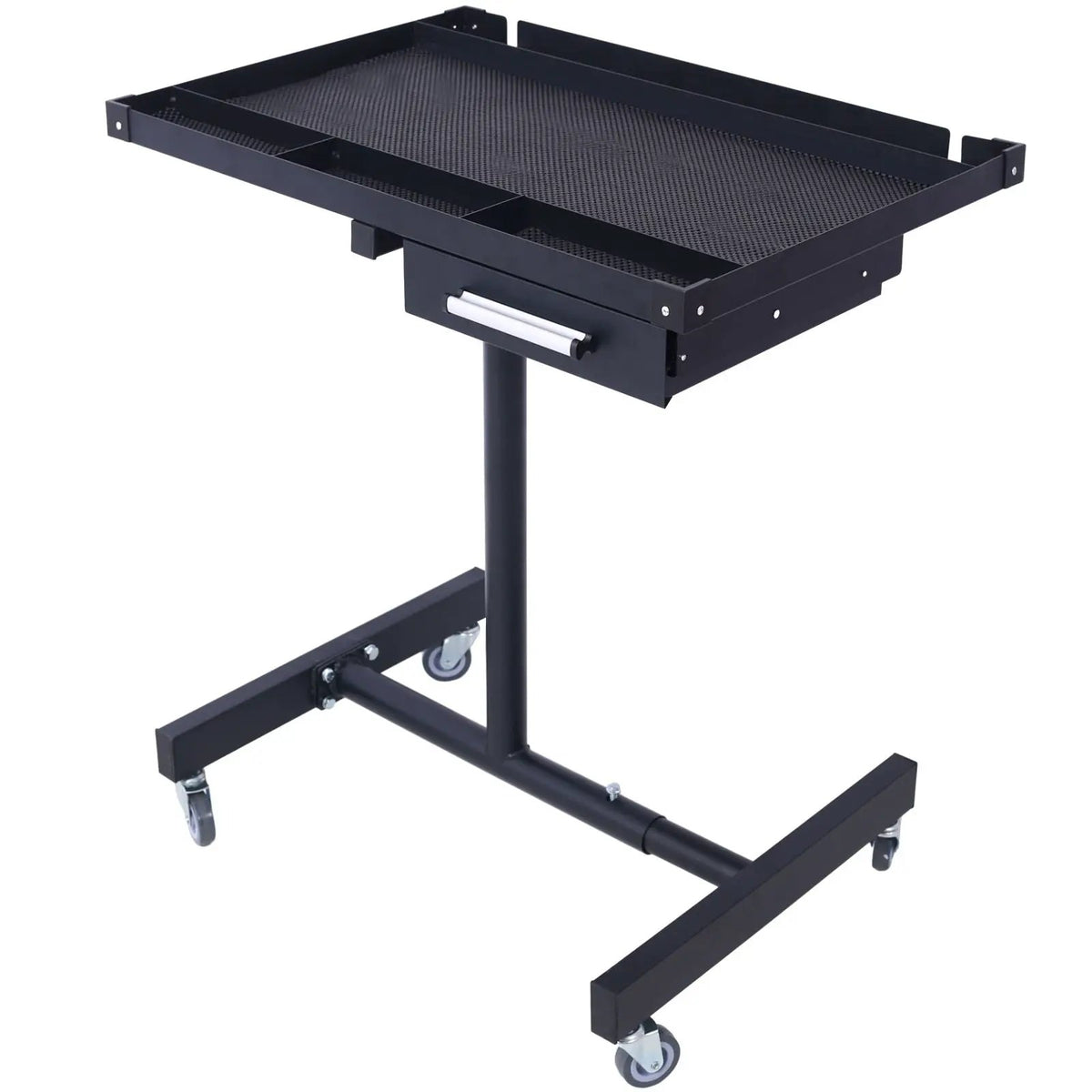 Adjustable Work Table | Tear Down Portable Design | Storage Drawer | 34 To 47.75 Inch Height