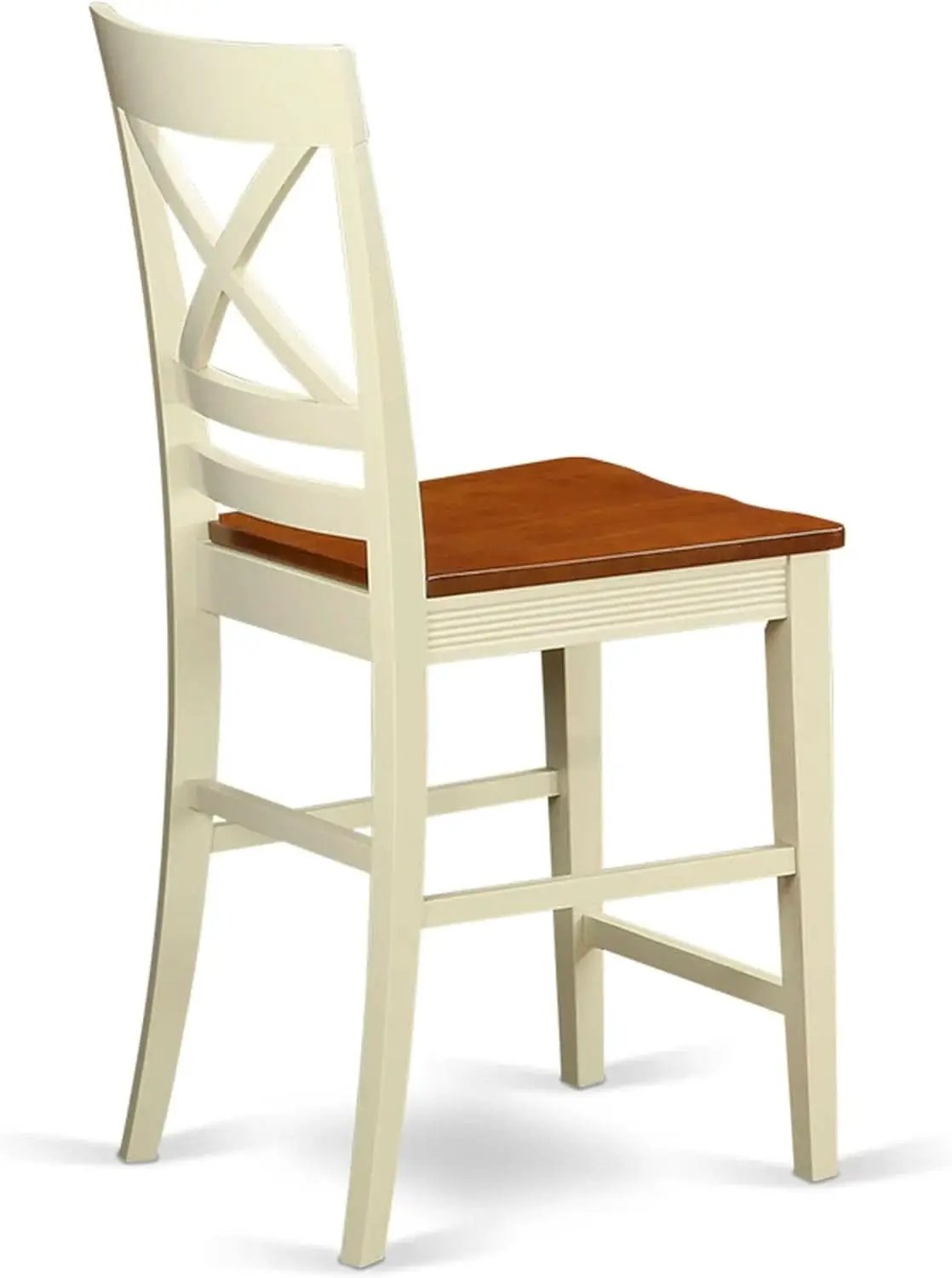 Quincy Counter Height Bar Stool Set Of 2 Buttermilk And Cherry from PriceLows™