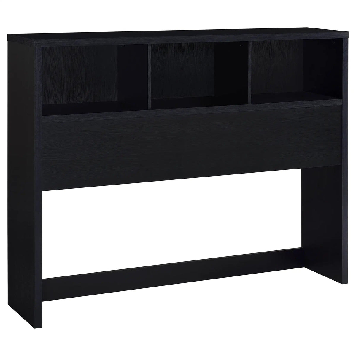 Westpark 49-inch Queen Bookcase Headboard | 59.75 x 11.5 x 48.5 in | Engineered Wood & Veneer | Black