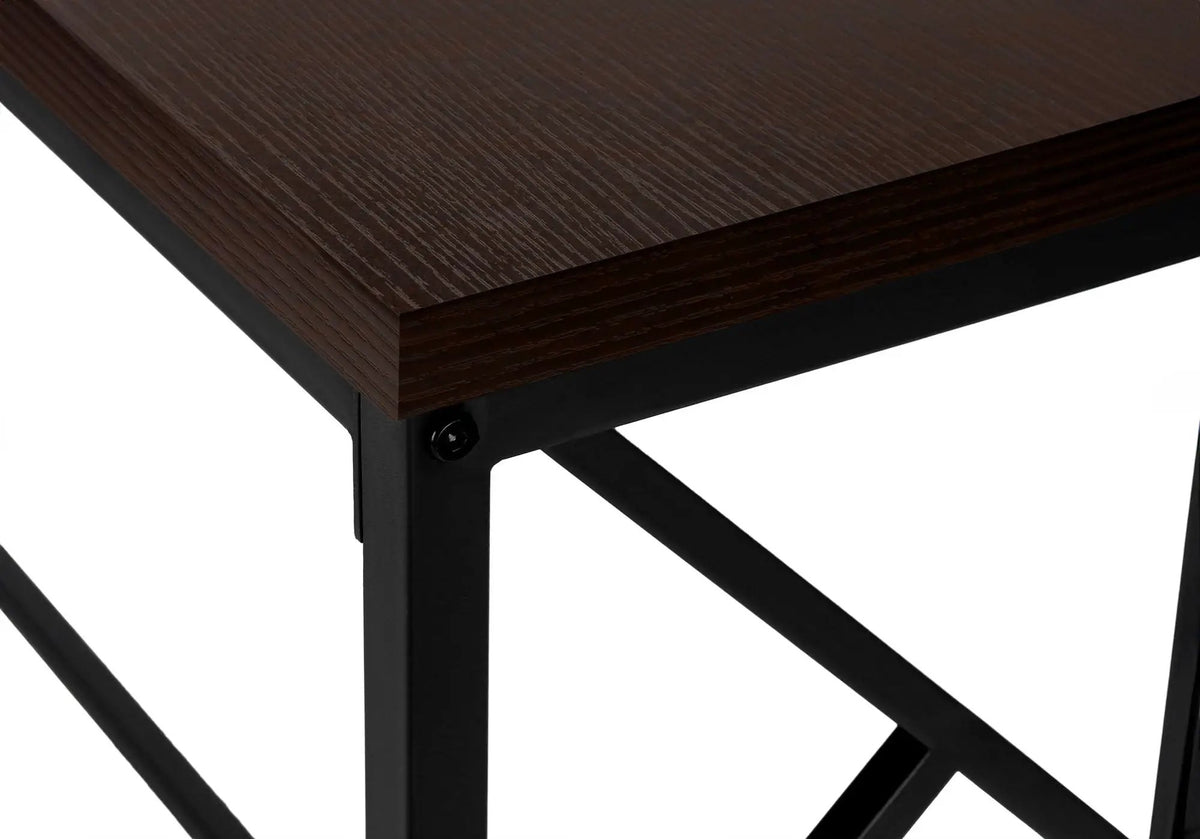 Modern Entryway Console Table | 44 Inch Width | Wood-Look Tabletop | Metal Frame