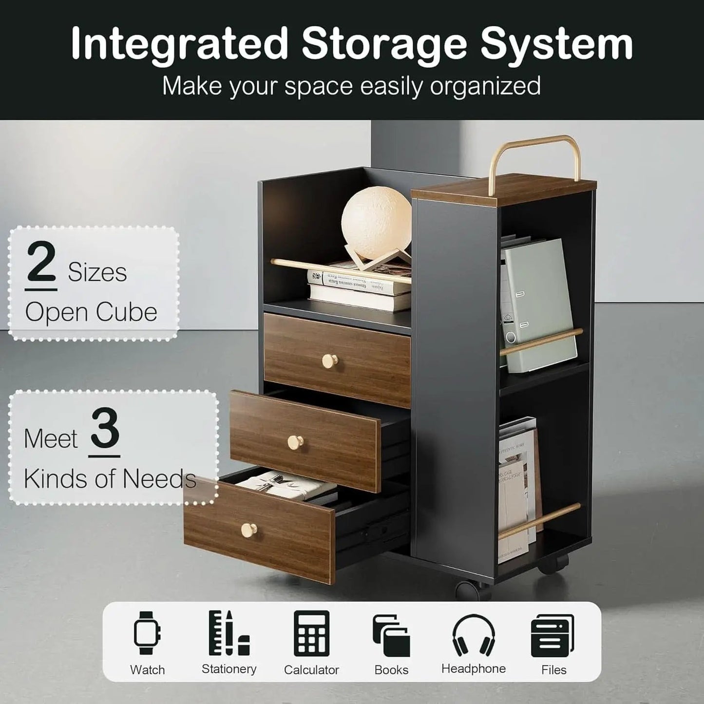 71 Inches Electric Standing Desk Lockable Cabinets from PriceLows™