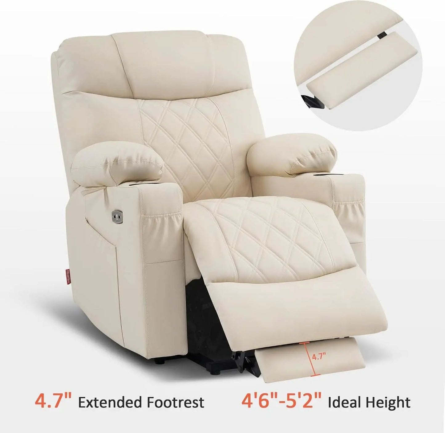 Petite Power Lift Recliner Chair With USB Ports 7111 from PriceLows™
